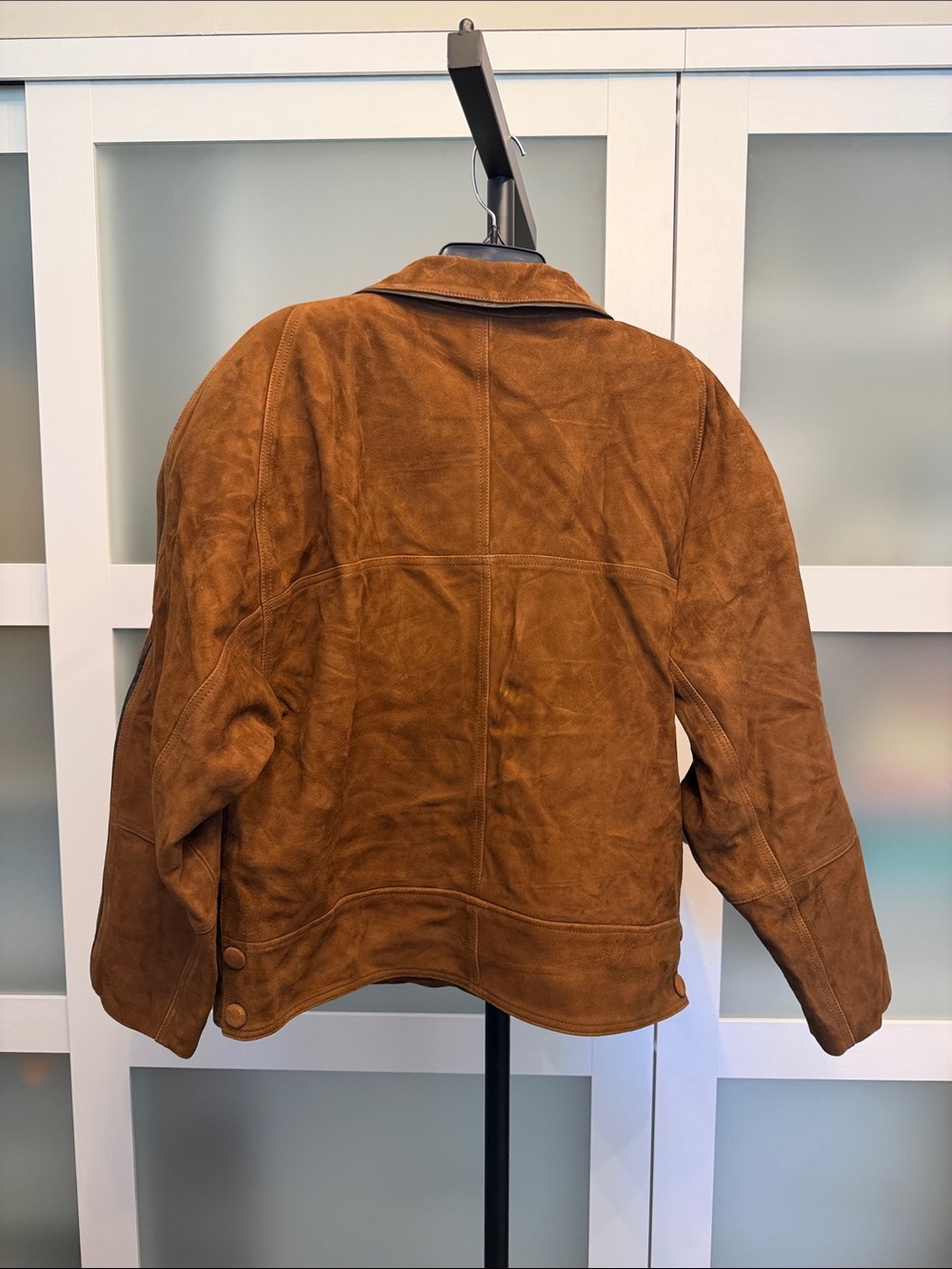 Clem oversized Suede Jacket - Picture 8 of 9